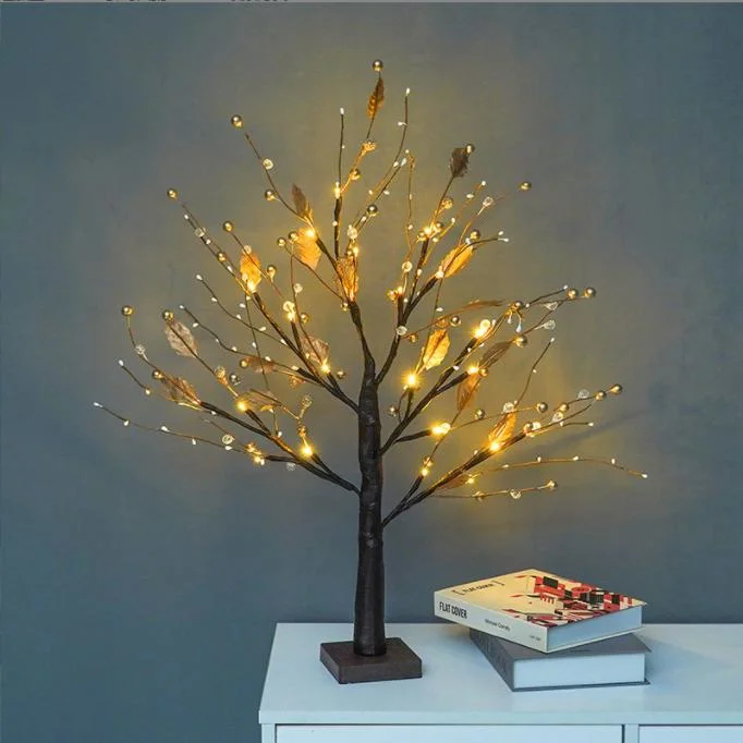 Tree Lights LED Thanksgiving Layout Landscape Modeling Luminous Tree Christmas Party Interior Scene Home Decoration Lights