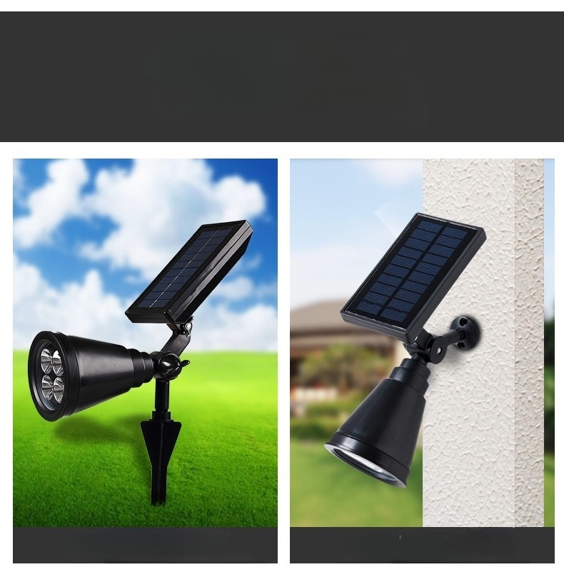 Waterproof Grade IP65 Garden Yard Outdoor Solar Wall Lamp