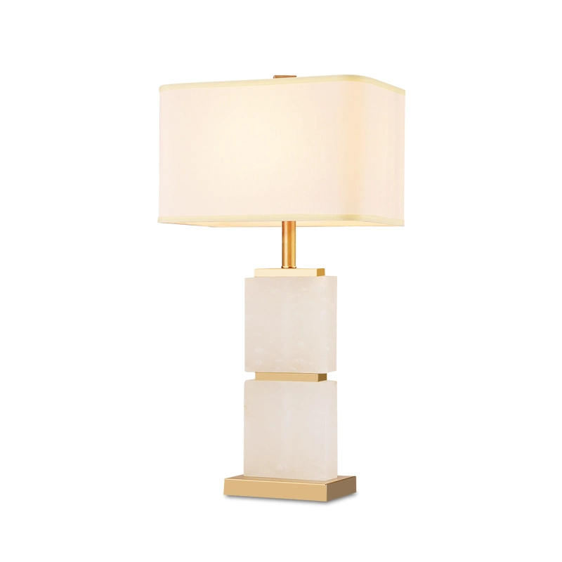 Fashion Interior Decorative Marble Table Lamp with Switch for Bedroom