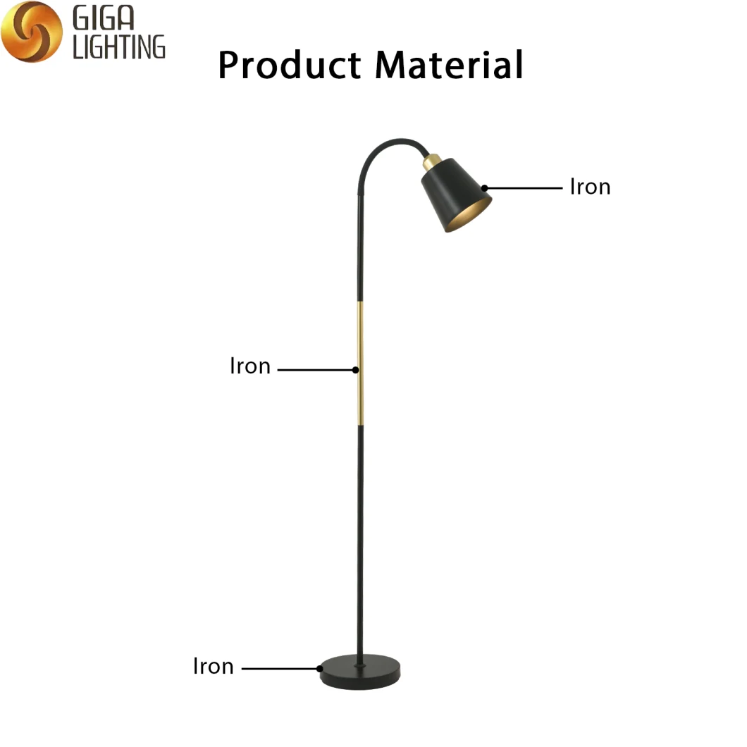 Modern Indoor Lighting E27 Standing Floor Lamp for Living Room Lamp