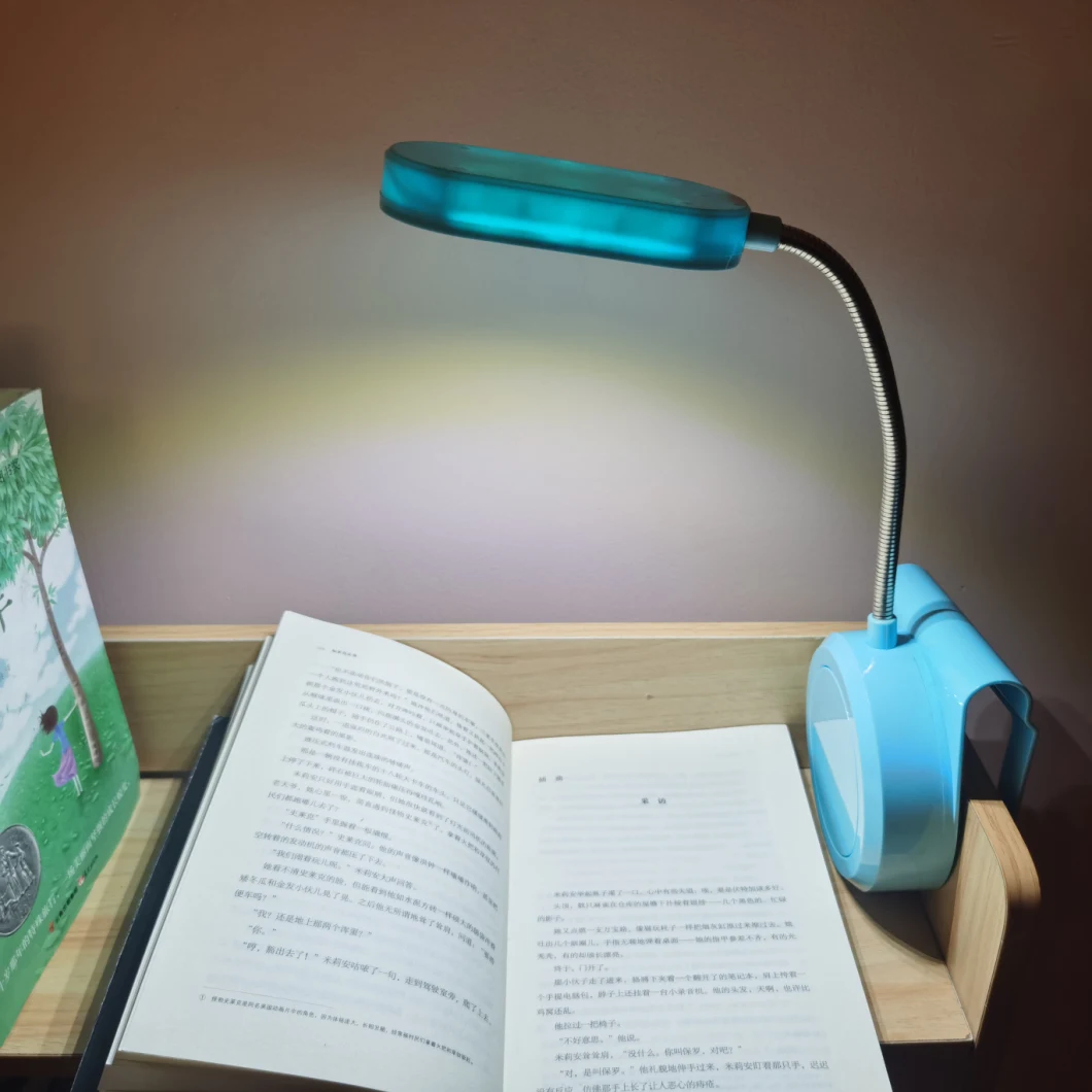 USB Charging Port, Table Lamp, Clip on Bed Light, LED Desk Lamp